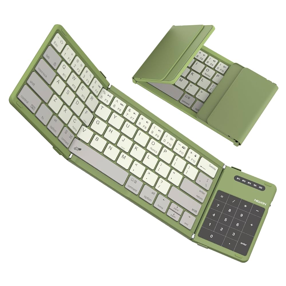 キーボード NILLKIN Portable Cube Pocket Keyboard Foldable Keyboard w/ Touchpad & Numpad - Nillkin Cube Pocket