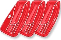 Slippery Racer Downhill Sprinter 35-Inch Flexible Toboggan Snow Sled for Kids - Cold-Resistant, Durable with Handles & Pull Rope