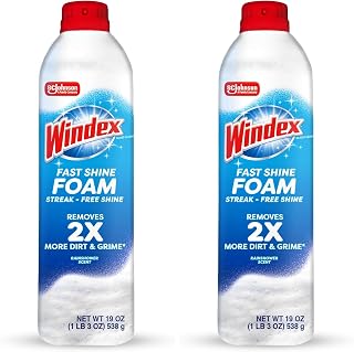 Windex Fast Shine Foam Glass Cleaner