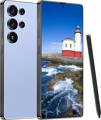 I25 Ultra 5G Unlocked Smartphone, 16GB+512GB Fully Cell Phone for Android 14, 6.99″ Unlocked Cell Phone, 7000mAh, 68MP+108MP Dual Camera/Dual SIM (Titanium Blue)