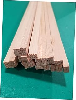 Spruce 1/4 X 3/8 X 36" (8) 5557 Suitable Wood Pieces for Wood Crafts and Projects