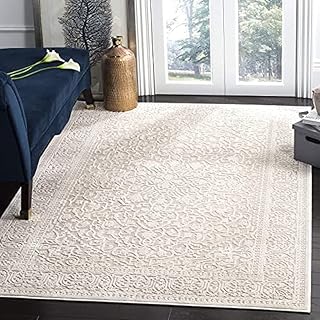 SAFAVIEH Reflection Collection Area Rug - 6' x 9', Beige & Cream, Vintage Distressed Design, Non-Shedding & Easy Care, Ide...