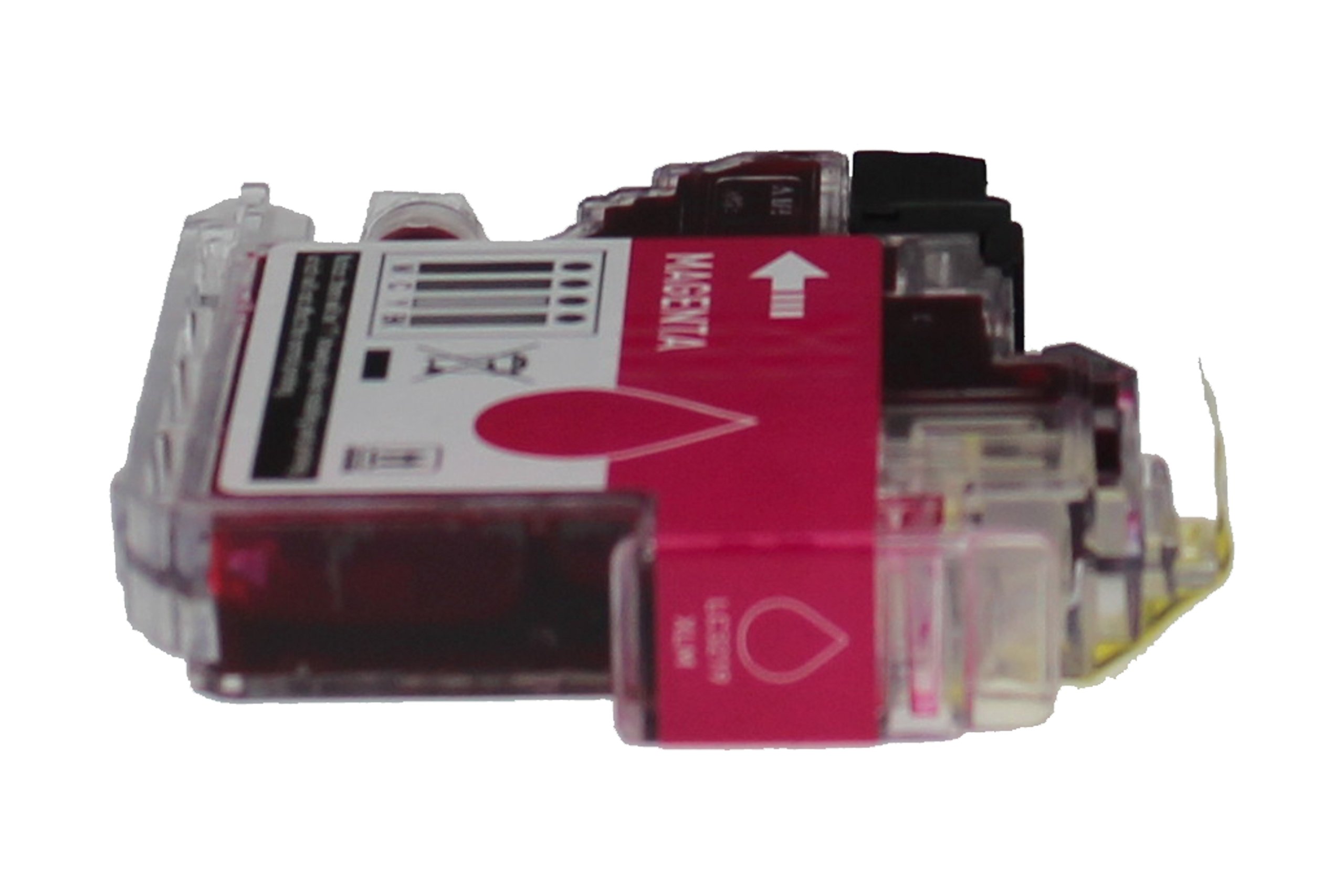 2 Cartouches D'Encre Magenta Go Inks - Compatibles Brother LC3217M Pour Imprimantes MFC-J Series