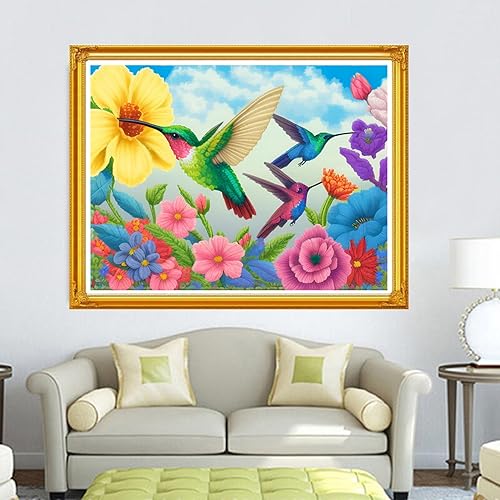 Miniatura 48 de Dimensean Kits de punto de cruz estampados, gama completa de patrones de bordado, kits de iniciación para principiantes, adultos o niños, kits