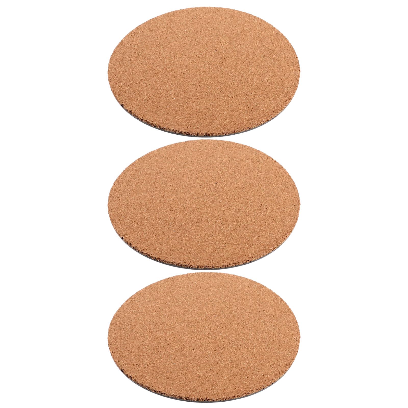 Sous-verres en liège pour plantes de 30 cm KICHOUSE (lot de 3)