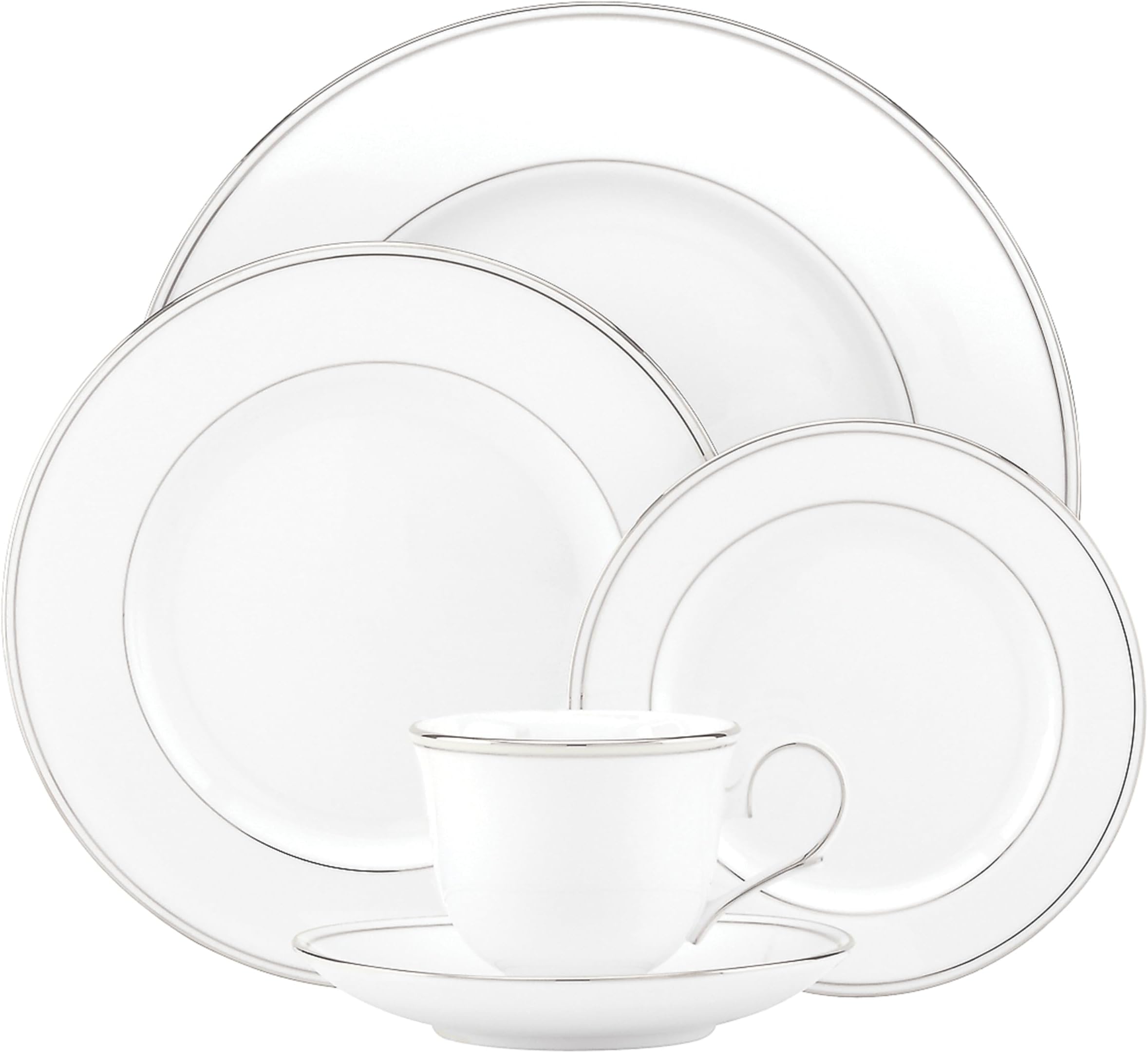 100291602 Federal Platinum 5-Piece Place Setting