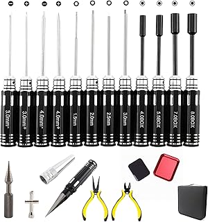 Buddy RC 18 in 1 RC Tools Kits Hex Screwdriver Setï¼ŒRepair Tools for RC Helicopter Quadcopter Drone Airplane