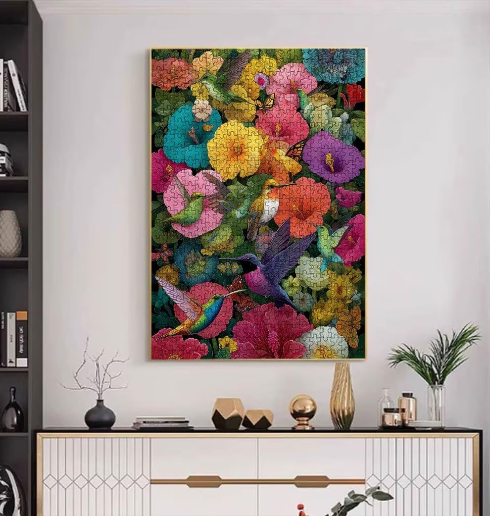 Puzzle 6000 Pezzi, Jigsaw Puzzle per Adulti, Uccelli Fiori BLQSBGA6-345 | Puzzle Classici, Impossibile Difficile Sfidanti Puzzles, Puzzle Decorativo per La Famiglia, Come Regalo e Decorazione Pareti