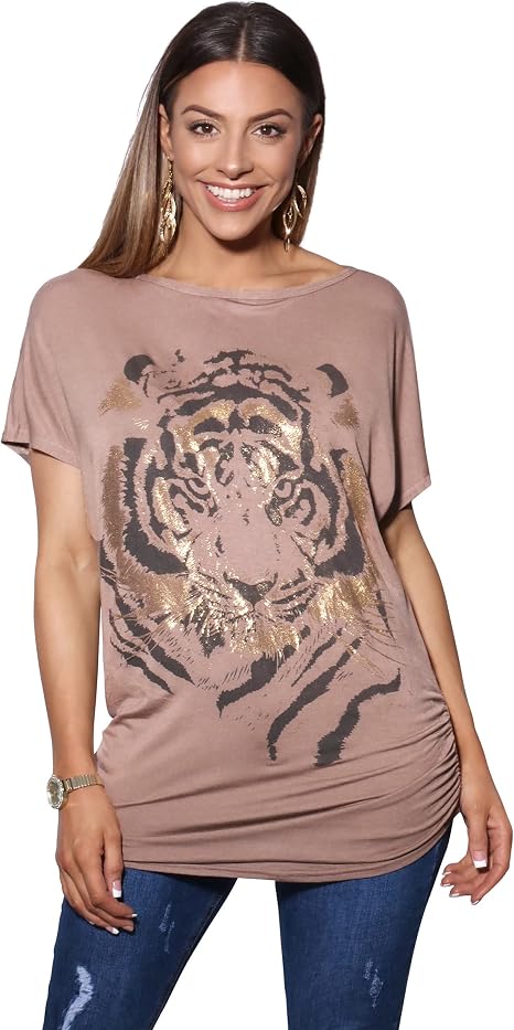 KRISP Women Oversized Casual Tshirt 