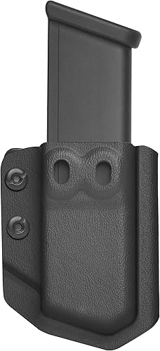 Miniatura 2 de Amberide Funda universal Mag Carrier IWB/OWB KYDEX para revista: 0.354 in/.40 doble pila - 0.354 in/.40 sola pila - .45ACP doble pila - .45ACP Negro