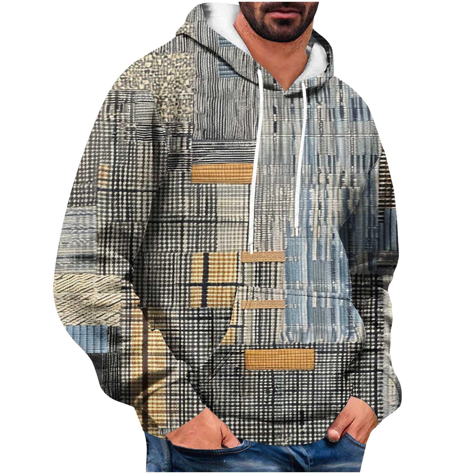 Pull à capuche pour homme à porter avec un pantalon de survêtement confortable