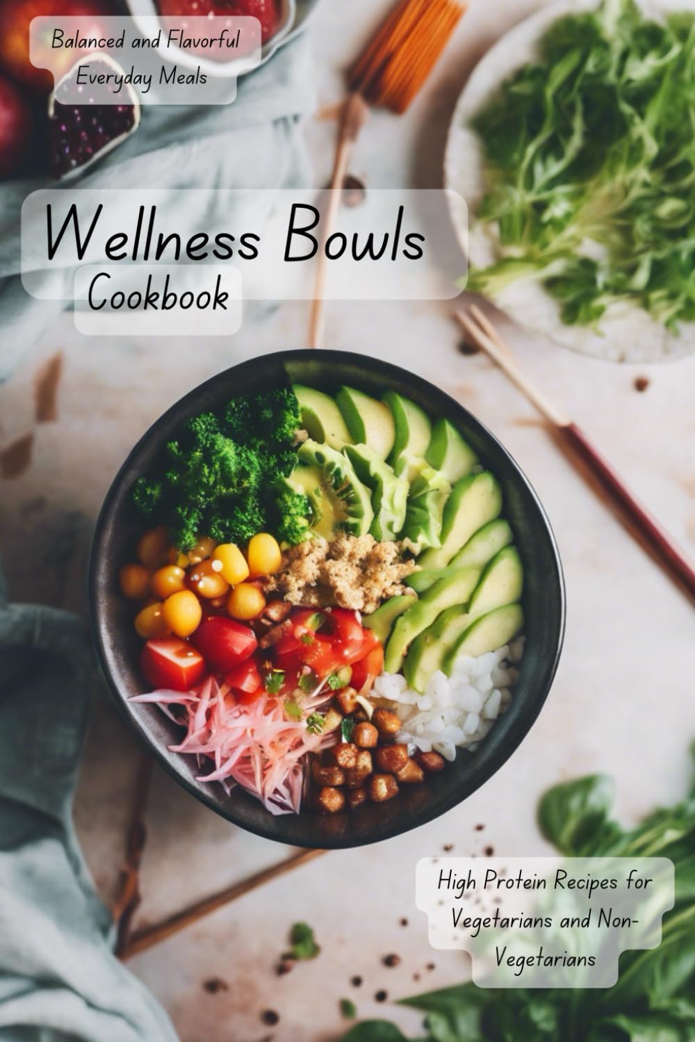 Wellness Bowls Cookbook: Balanced and Flavorful Everyday Meals | High Protein Recipes for Vegetarians and Non-Vegetarians