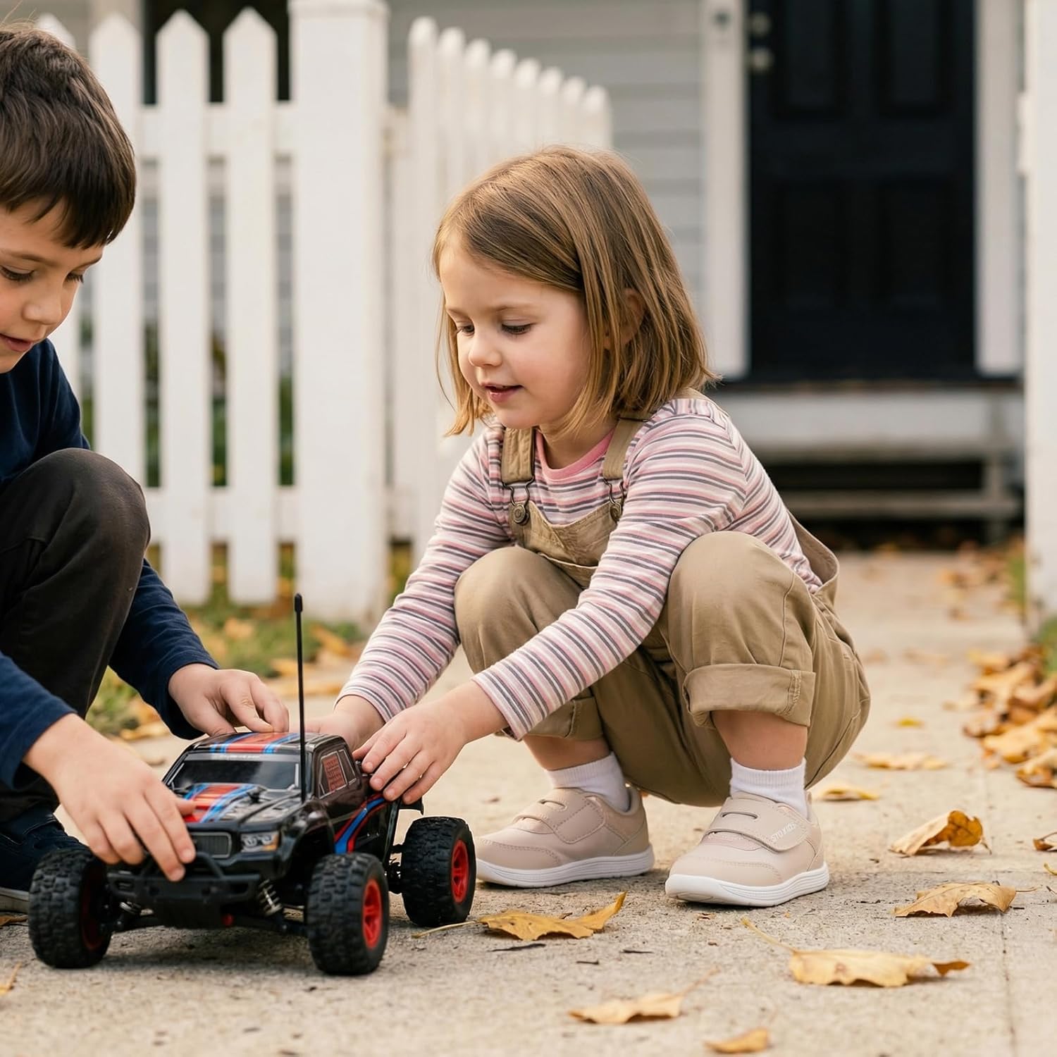 Toddler Wide Toe Box Barefoot Shoes Boys Girls Zero Drop,Baby First Walking Shoes Glitter Little Kids Sneakers Non-Slip Preschool Running Tennis Canvas Casual Preschool Outdoor Activities - Image 2