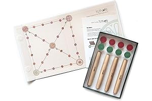 NOLJA YUTNORI - Korean Board Game 윷놀이 Floor Game for Family, Adults, and Kids