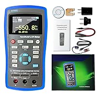 Vista 10 de Medidor LCR Precisión 0.3% Puente eléctrico digital de mano con pantalla TFT Probador de capacitancia multímetro multifunción de inductancia