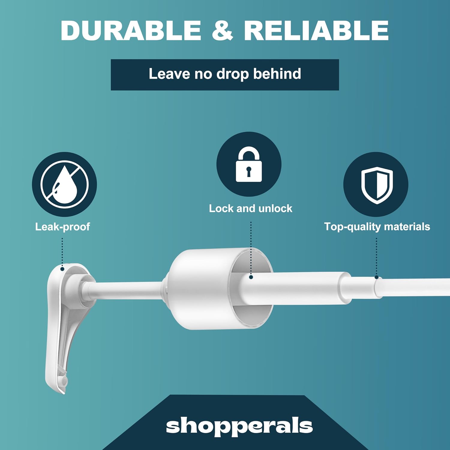 Pump Dispenser, Made for Listerine 1.5 or 1 Liter Bottles [Package Includes 2 Pumps] image 3