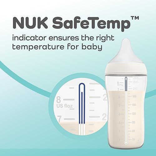 Miniatura 7 de NUK Perfect Match - Pezón de silicona suave de flujo rápido con ventilación anticólico, paquete de 2, sin BPA