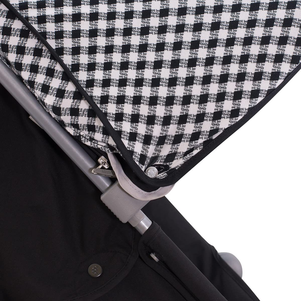 JYOKO KIDS Cubre capota de algodón Compatible con Maclaren Quest, Techno y Xt (Vichy)