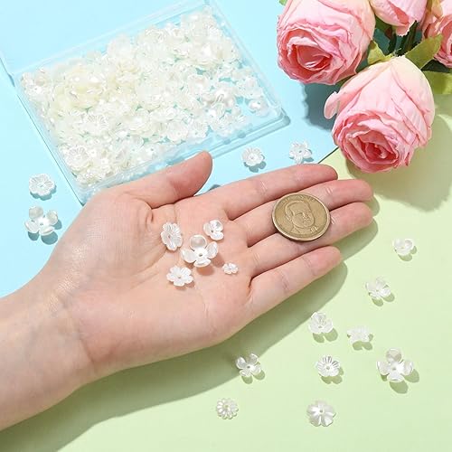 Miniatura 9 de KitBeads 200 cuentas de imitación de corazón de perlas acrílicas en forma de corazón AB perlas blancas mini cuentas elegantes en forma de corazón