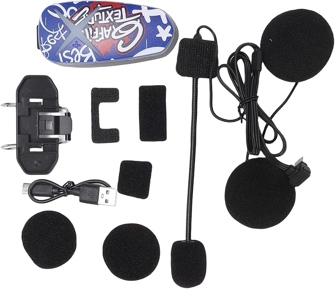 Auriculares para casco de moto POCREATION 6.0 IP65 miniatura 2