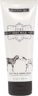 Beekman 1802 - Hand Cream - Pure Goat Milk - Fragrance-Free Moisturizing & Hydrating Goat Milk Hand Lotion for Dry & Sensitive Skin - Anti-Aging Hydration - Goat Milk Hand Care - 3.4 oz