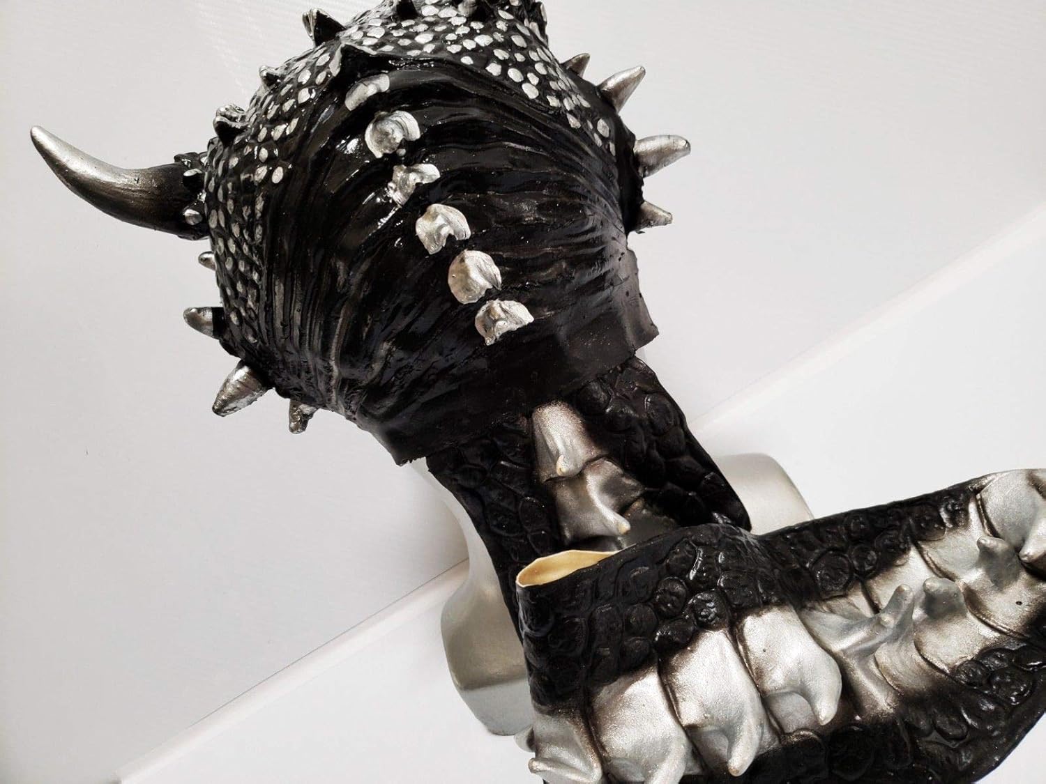 Miniatura 8 de Negro Dragón Lucha Máscara de látex de máscara luchador disfraz luchador lucha última intervensión mexicano Maske