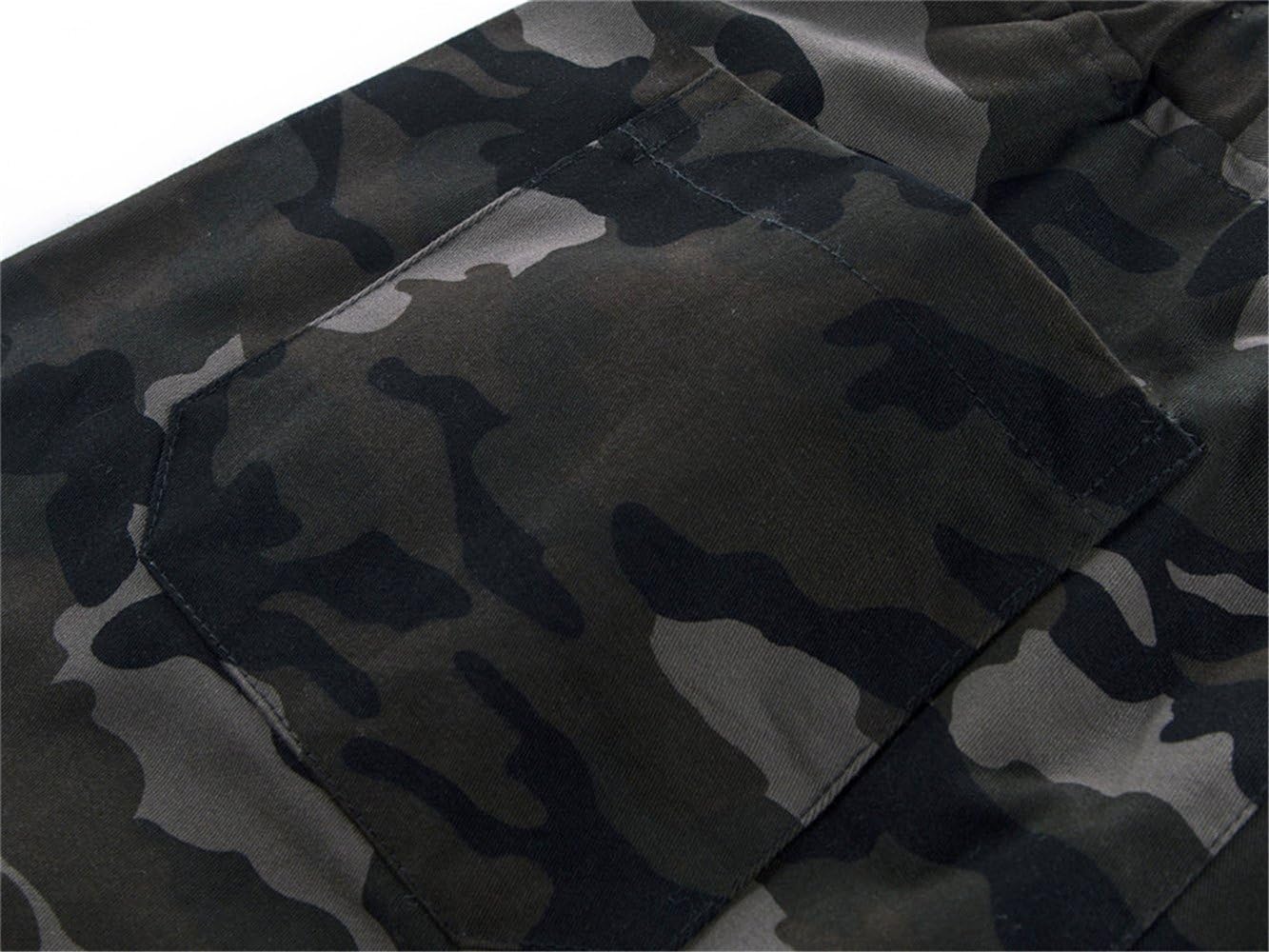 Mens Camo Joggers Pants Drawstring Casual Camouflage Jogger Sweatpants Sport Stretch Trousers Slim fit… - Image 6
