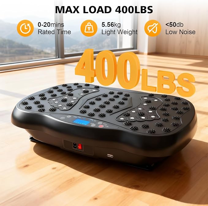 Plataforma Vibratoria para Ejercicio con 10 Modos y 200 Niveles miniatura 7
