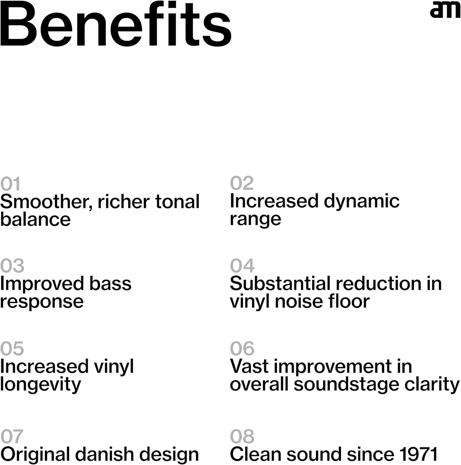 AM Clean Sound - カーボンファイバーフェルト静電気防止レコードスリップマット