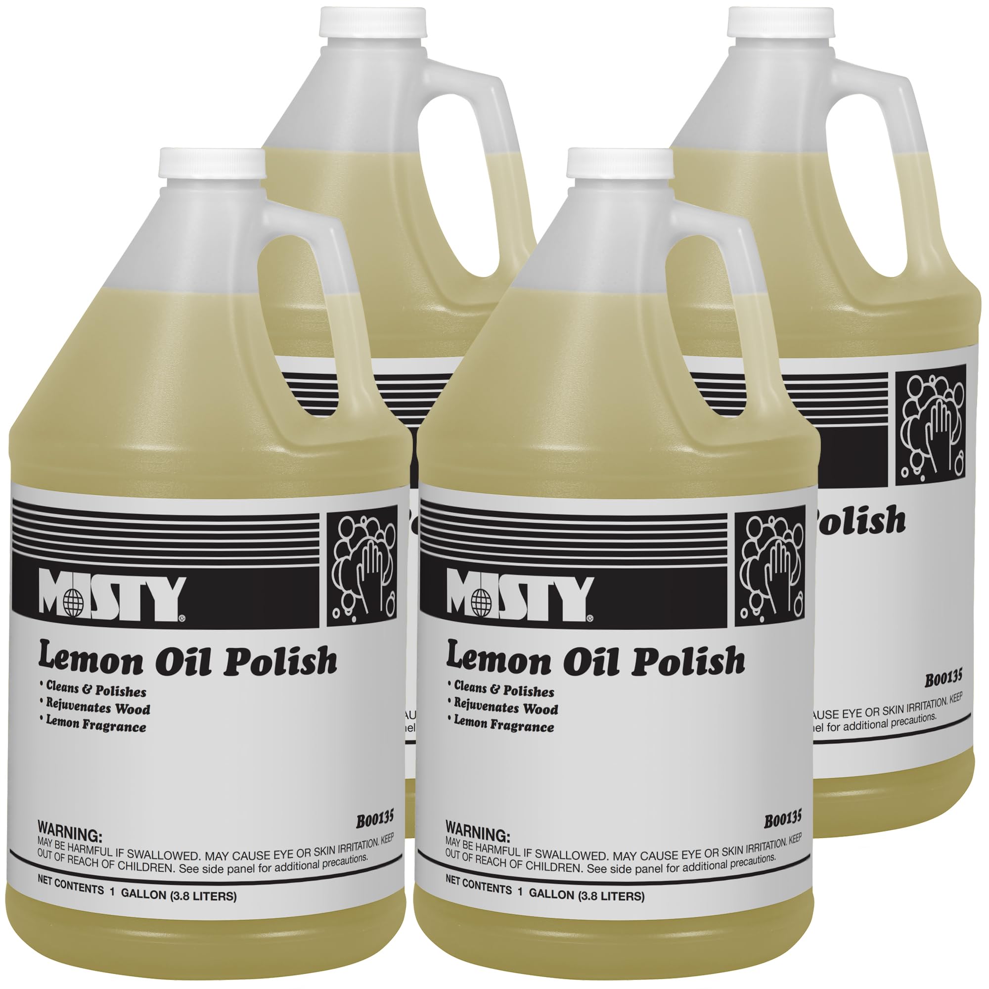Amazon.com: Misty Lemon Oil Polish - 1 Gallon (Case of 4) 1001517