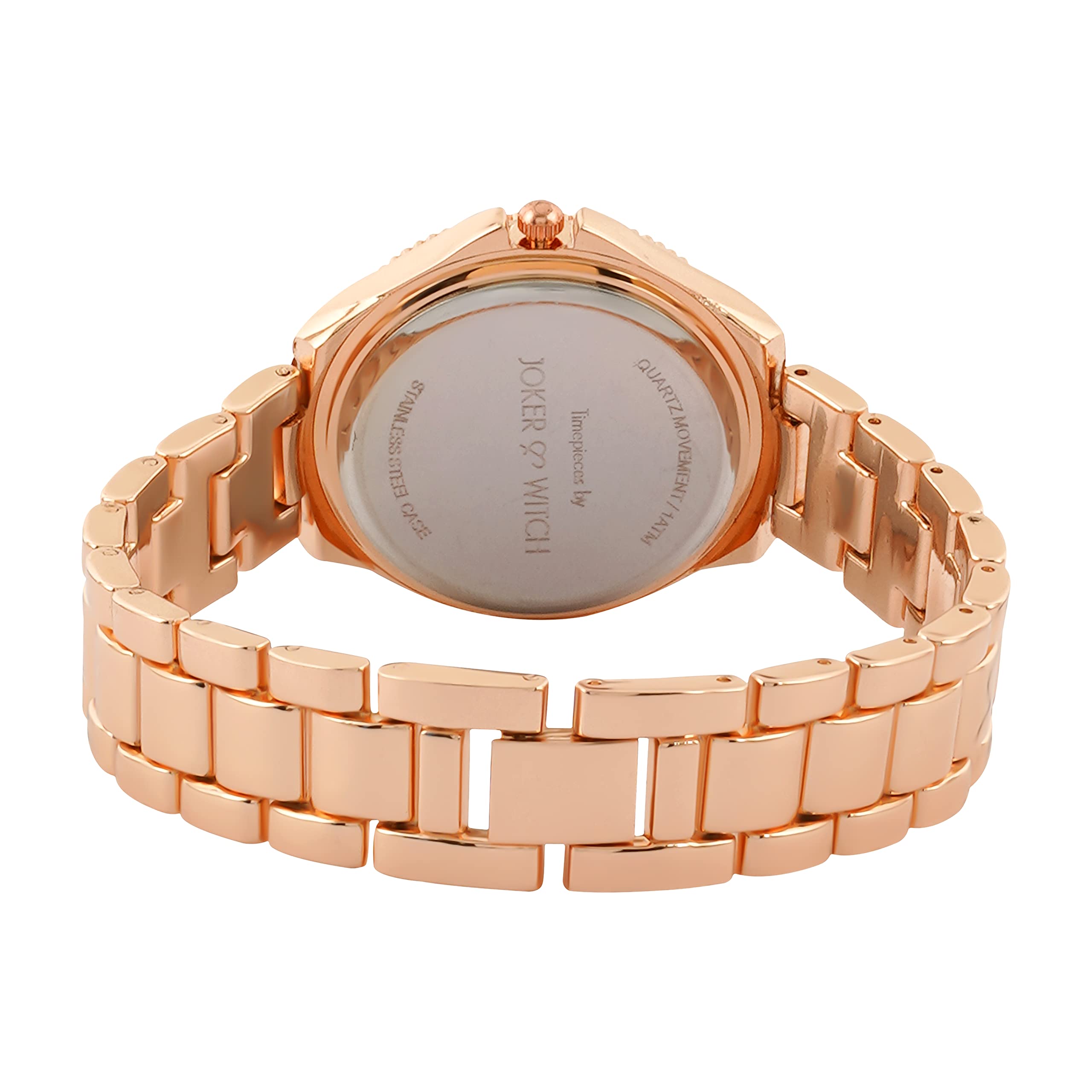 Joker & Witch Reina Rose Gold Metal Alloy Analogue Watch for Women 2