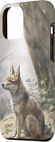 Miniatura 2 de Funda para iPhone 12 Pro Max con diseño de lobo artístico con diseño de lobo