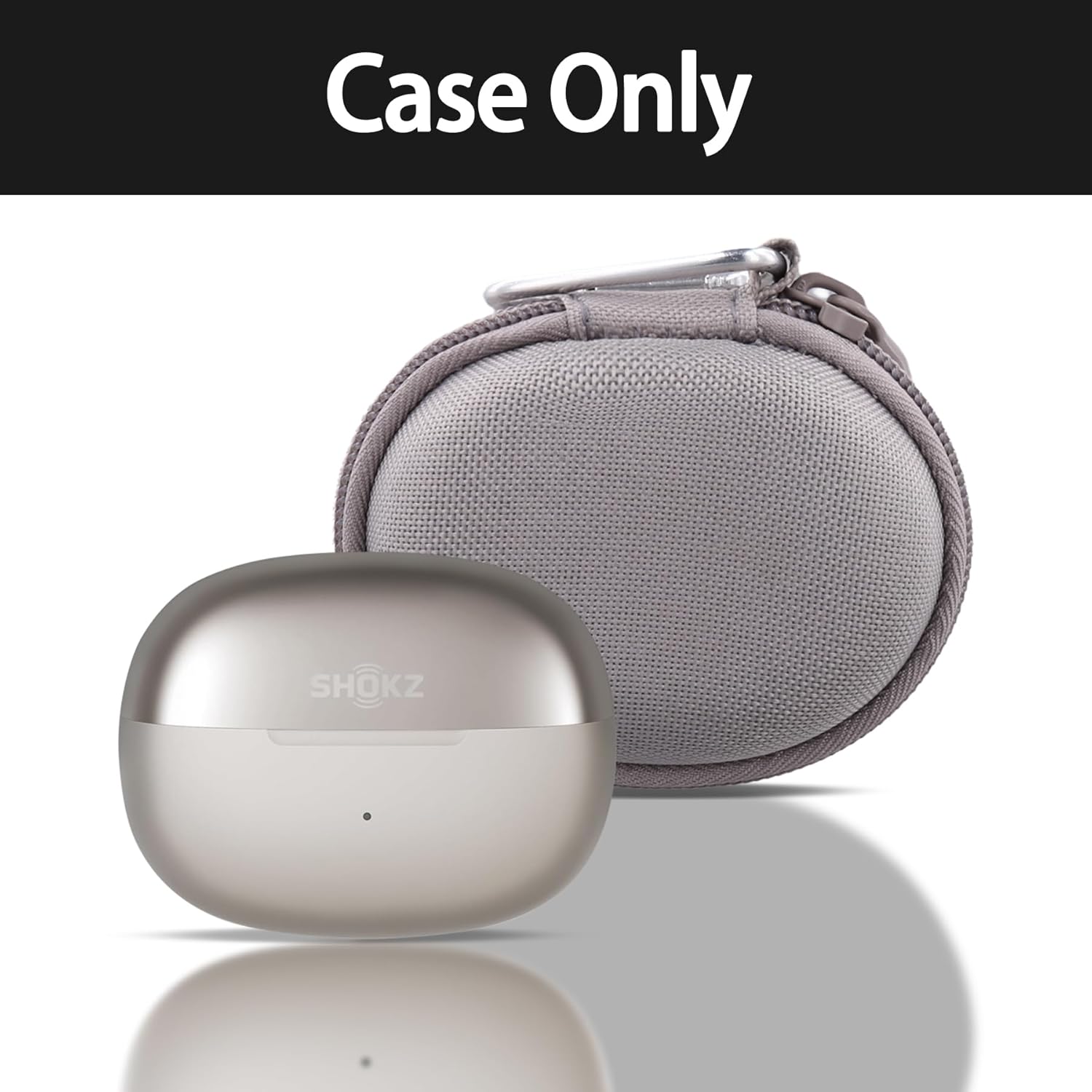 Aenllosi for SHOKZ OpenDots ONE - Open-Ear Headphones Hard Case, Protective Case Compatible with Shokz Opendots One Earbuds, Grey (Case Only) - Image 8