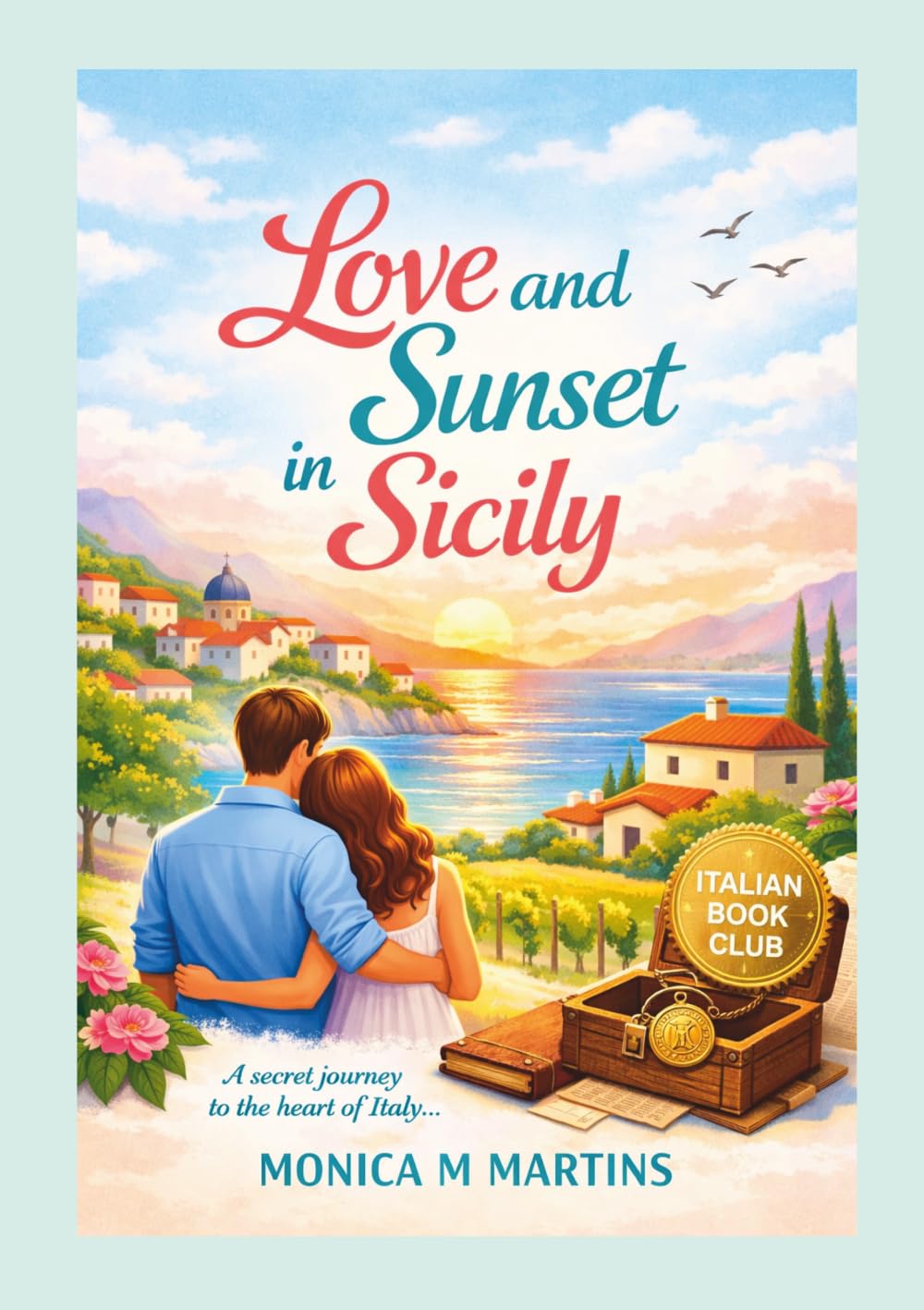 Love and sunset in Sicily