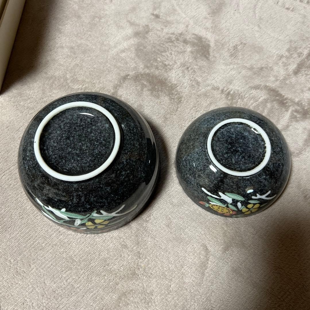 白南天 大鉢 小鉢 お箸