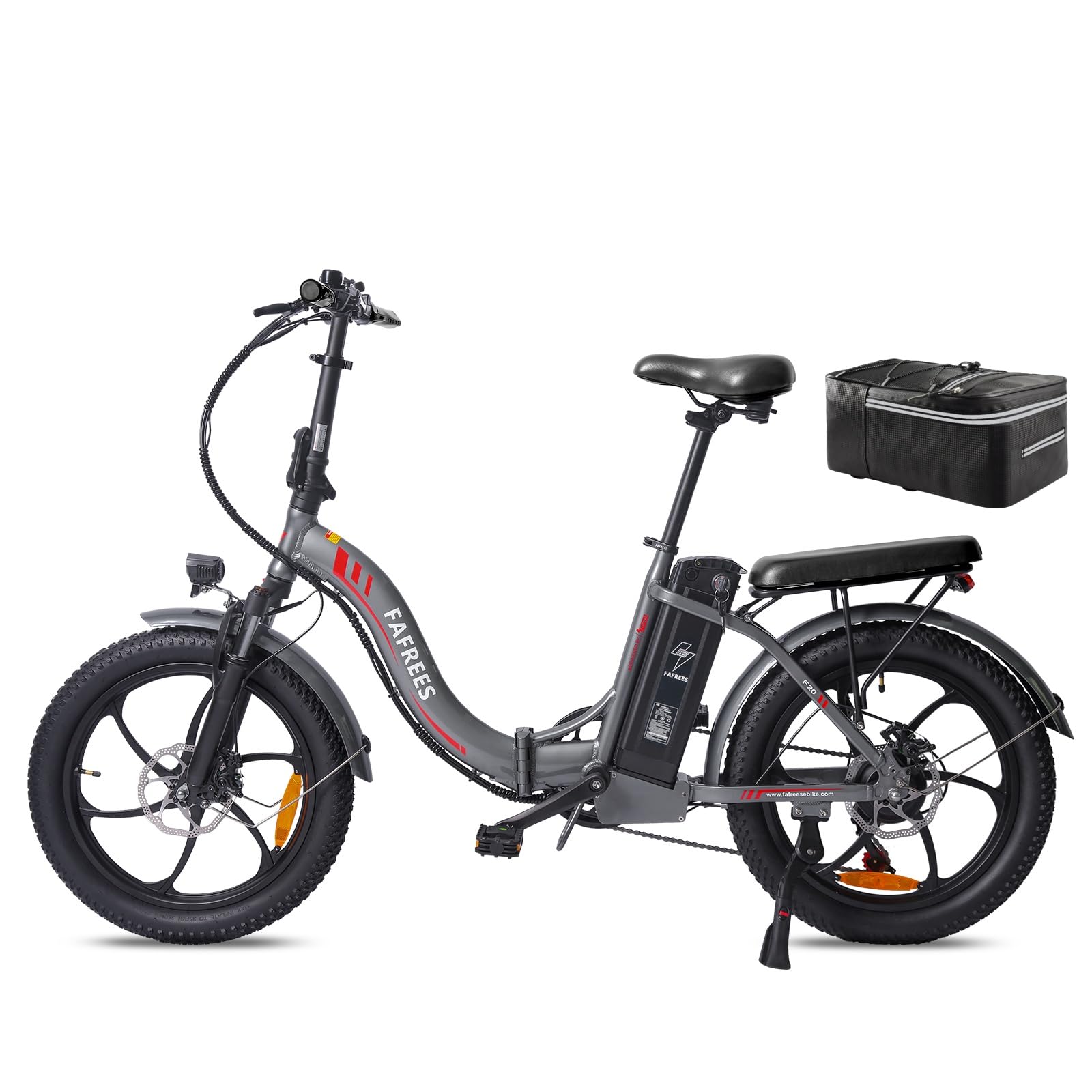 Fafrees F20 Ebike Klapprad 20 Zoll, Elektrofahrräder E Bike Herren Damen 250W 25km/h, City E-Bike 2026 Upgrade 36V 18Ah/20Ah Akku Reichweite 140km, E-Fahrrad 3.0 Fat Tire