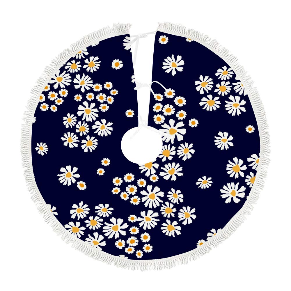 Tapis de sapin de Noël coloré pour une décoration de salon festive et mignonne