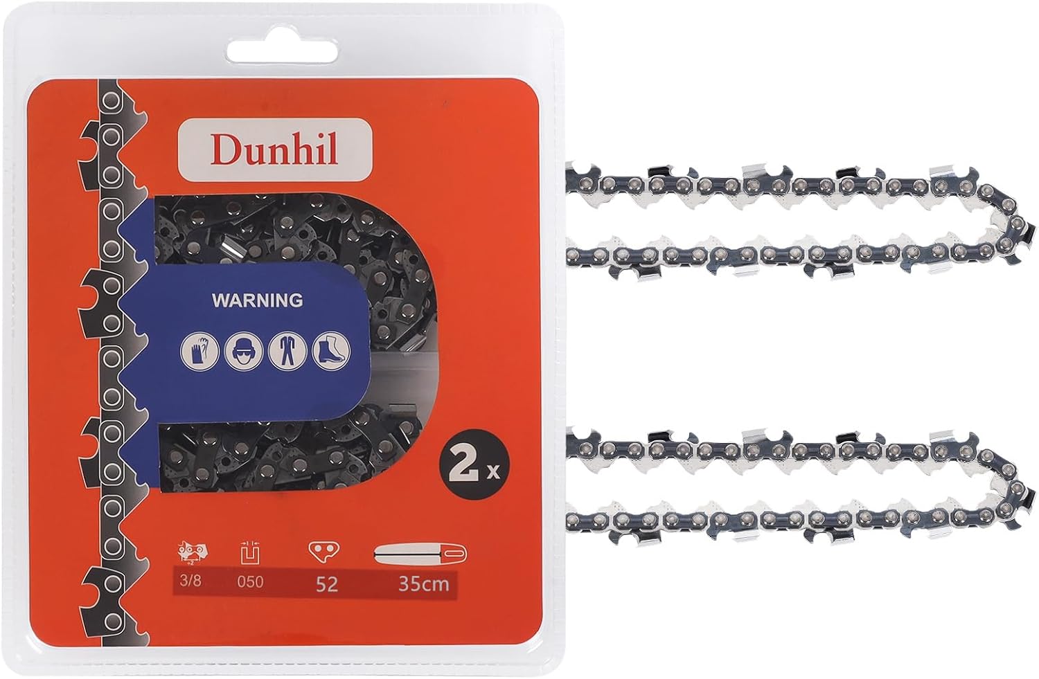 Dunhil 16 inch Chainsaw Chains .050 Gauge .325 Pitch 66 Drive Links for Husqvarna 435(e), 440(e), 445(e), 450(e), 450 Rancher, 543XP, 545(MII), 550 XP(MII), 3 Chains