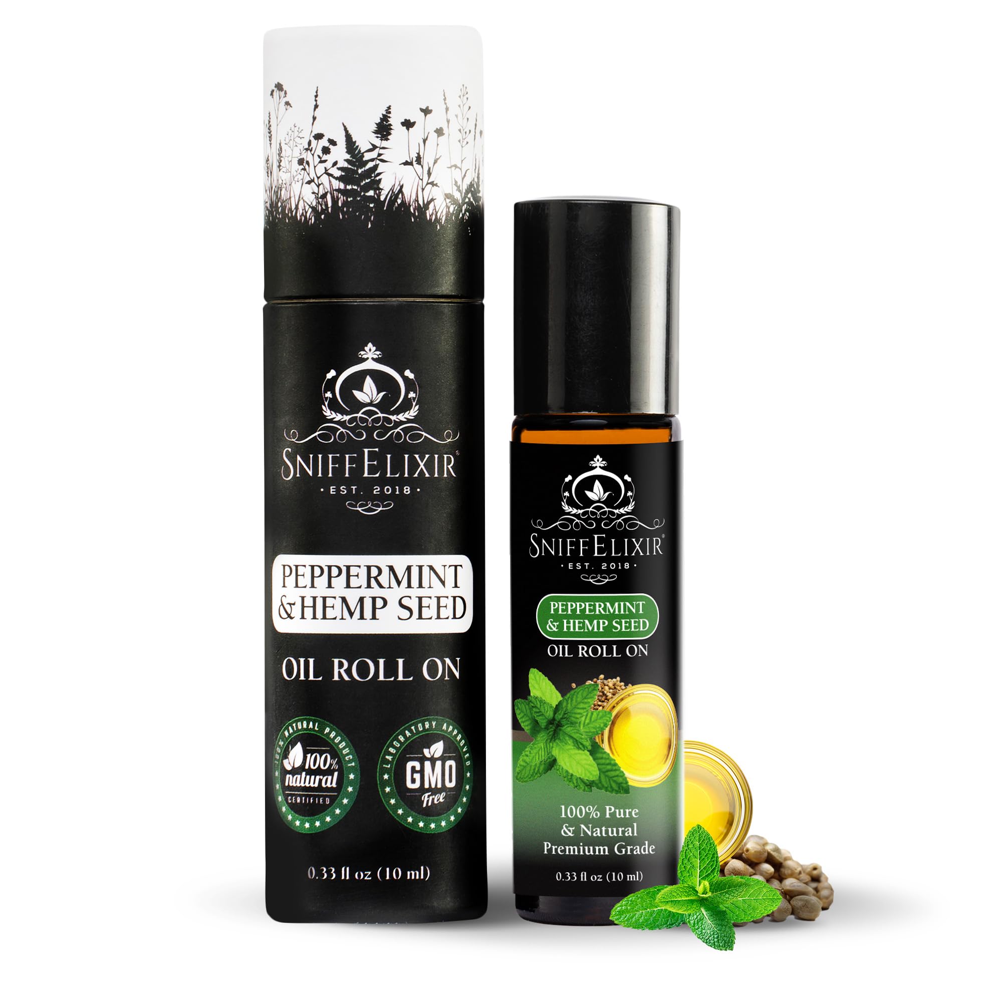 Peppermint Essential Oil Roll-On (10ml) – SniffElixir