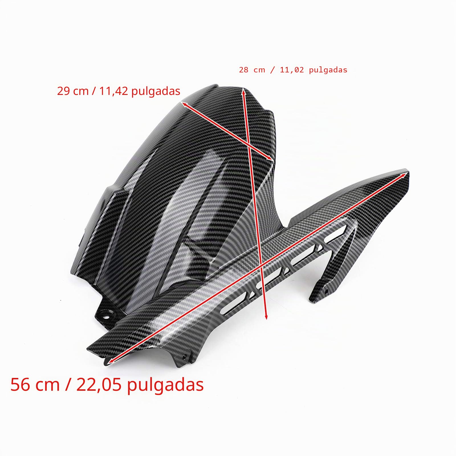 Guardabarros Trasero para Moto Kawasaki Z900 Z900RS 2017-2021 Carbon