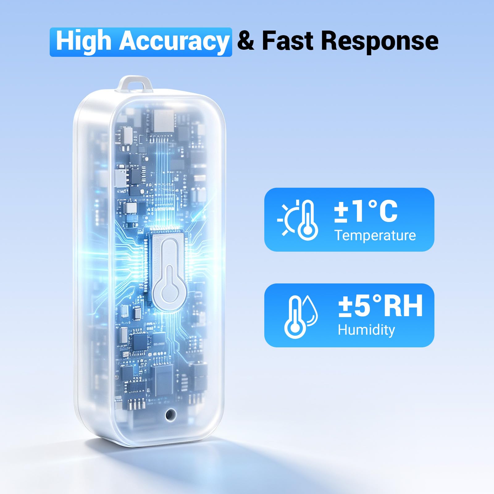 Station météo Wi-Fi avec capteur extérieur, station météo avec 3 capteurs extérieurs, thermomètre intérieur et extérieur LCD, thermomètre de température et d'humidité, application Tuya/Smart Life