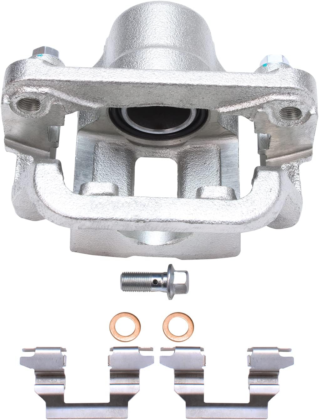 Detroit Axle - Rear Brake Kit for Infiniti G35 Nissan 350Z Murano Quest Disc Brake Calipers w/Brackets Ceramic Brakes Pads w/Hardware Replacement