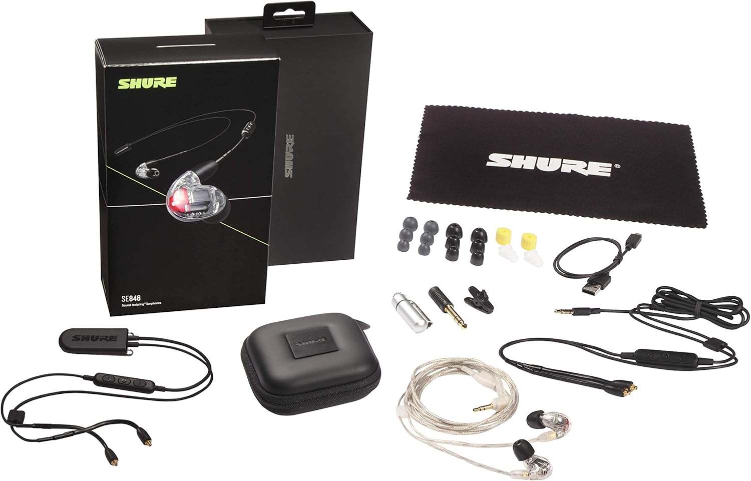 🛒 Crazy Deals Shure SE846-CL+BT2 SE846 Wireless Earphones with Bluetooth 5.0, Sound Isolating, Clear