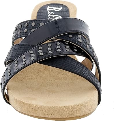 Bellini Women's Spa Faux Leather Wedge Sandal
