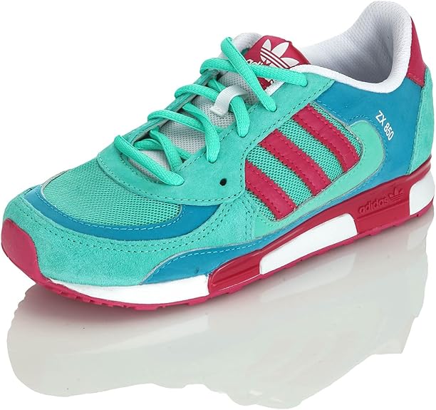 専用 ♡K adidas ZX 850K, Unisex Child, 36.5, Black Blue Semi Cobalt