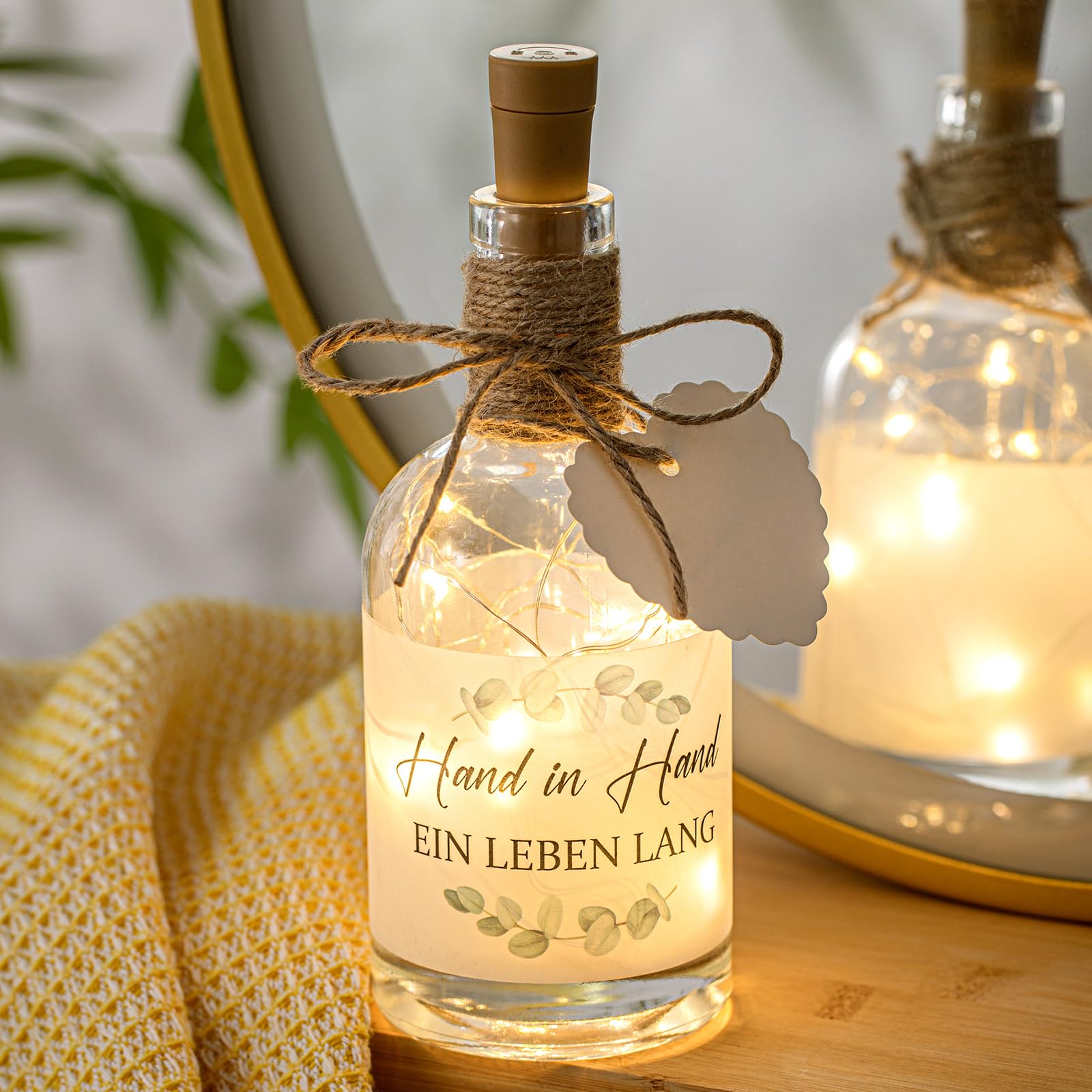 Bouteille De Vin Lumineuse À Piles Bouteille Décorative