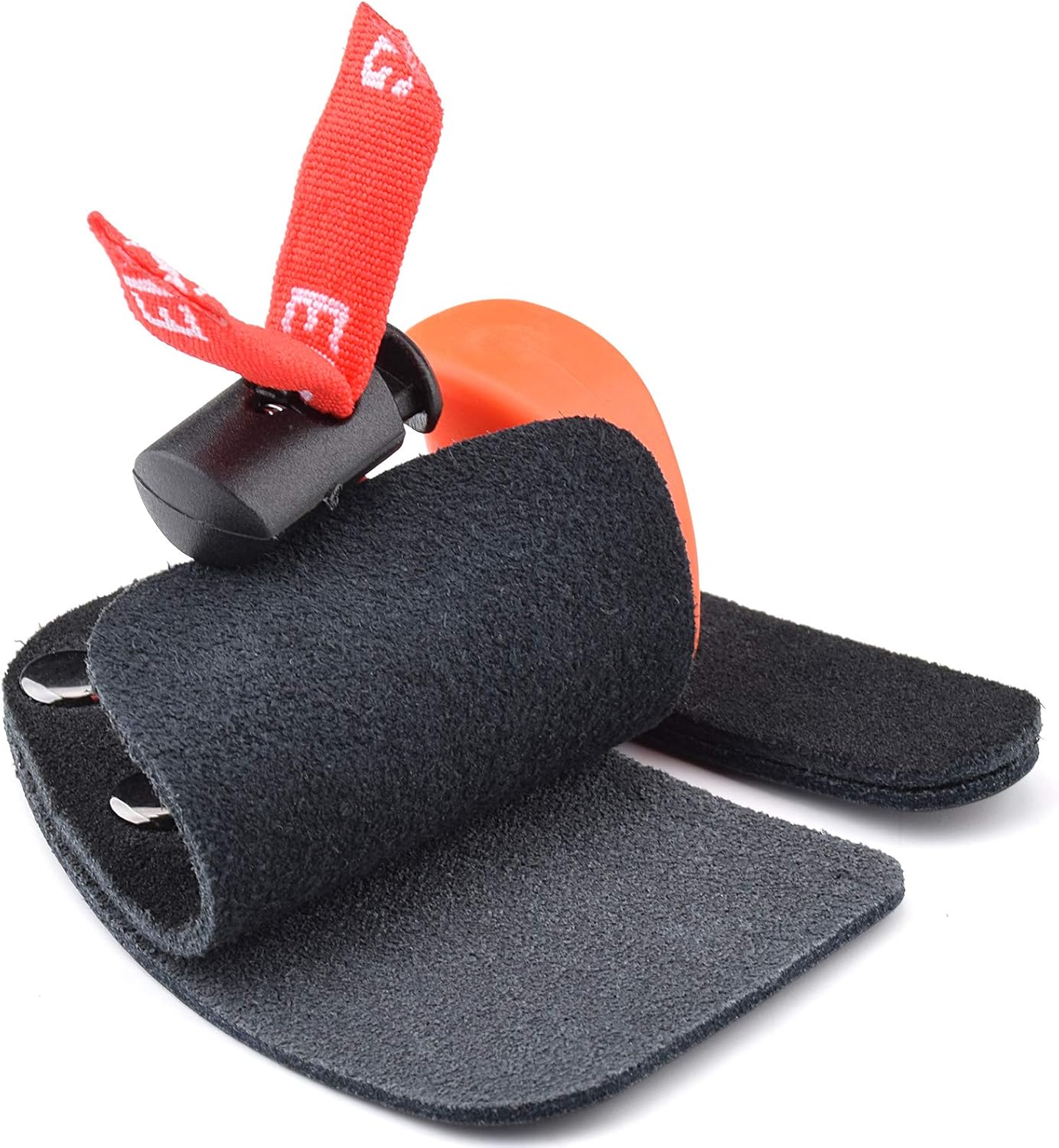 Huanggui Archery Finger Tab Cow Leather Shooting Tab for Recurve Bow Right Hand Color Red Belt (Pack of 1) : Sports & Outdoors