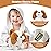 KSABVAIA Plush Saint Bernard Toy Puppy Electronic Interactive Dog - Walking, Barking, Tail Wagging, Stretching Companion Animal for Kids Toddlers