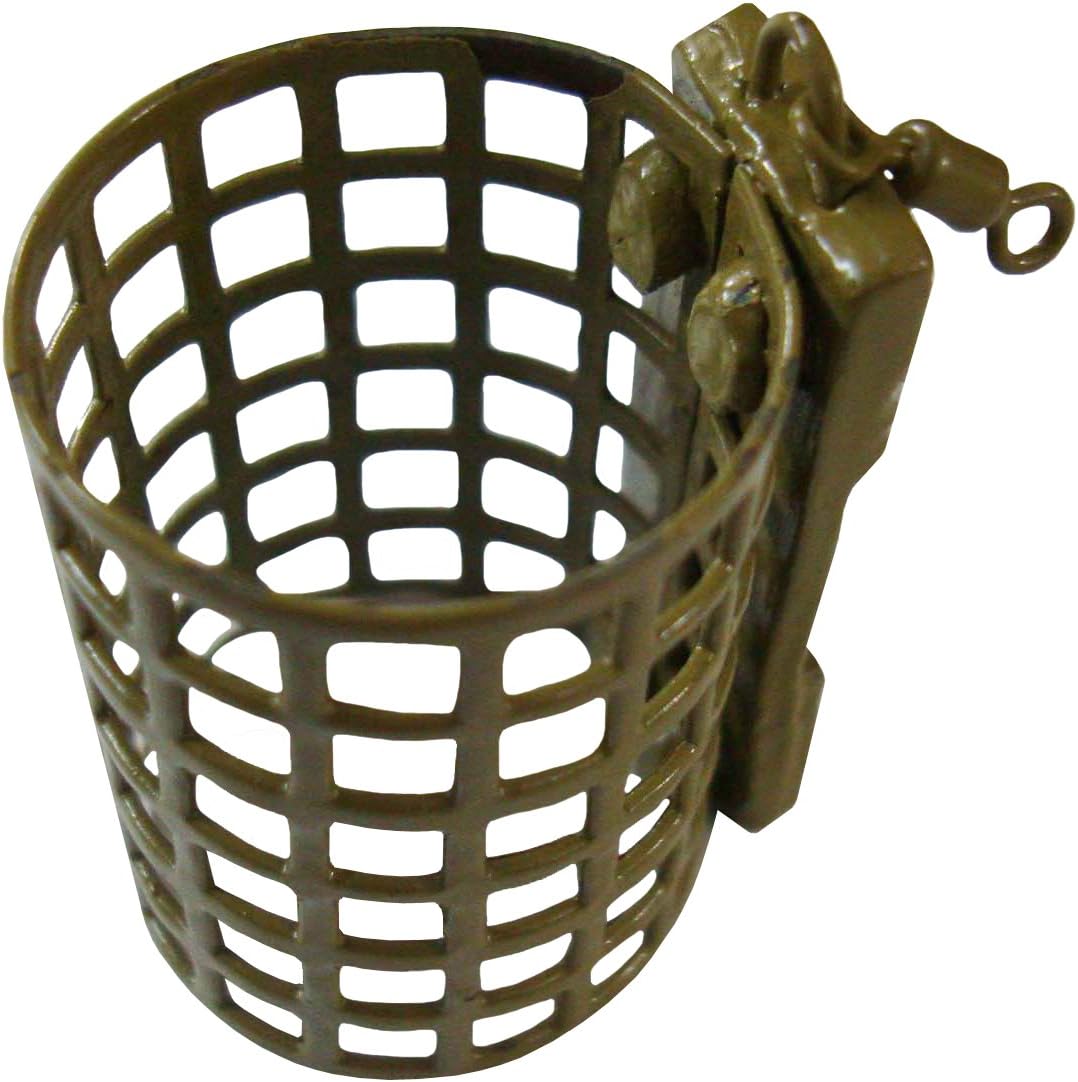 FLADEN Fishing, 10 x Wire Cage Swim FEEDERS Choose your Style, Round, Square & Hexagon