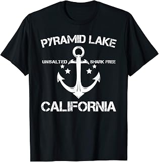 PYRAMID LAKE CALIFORNIA Funny Fishing Camping Summer Gift T-Shirt